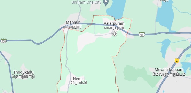 Shriram Plots Valarpuram Location Map